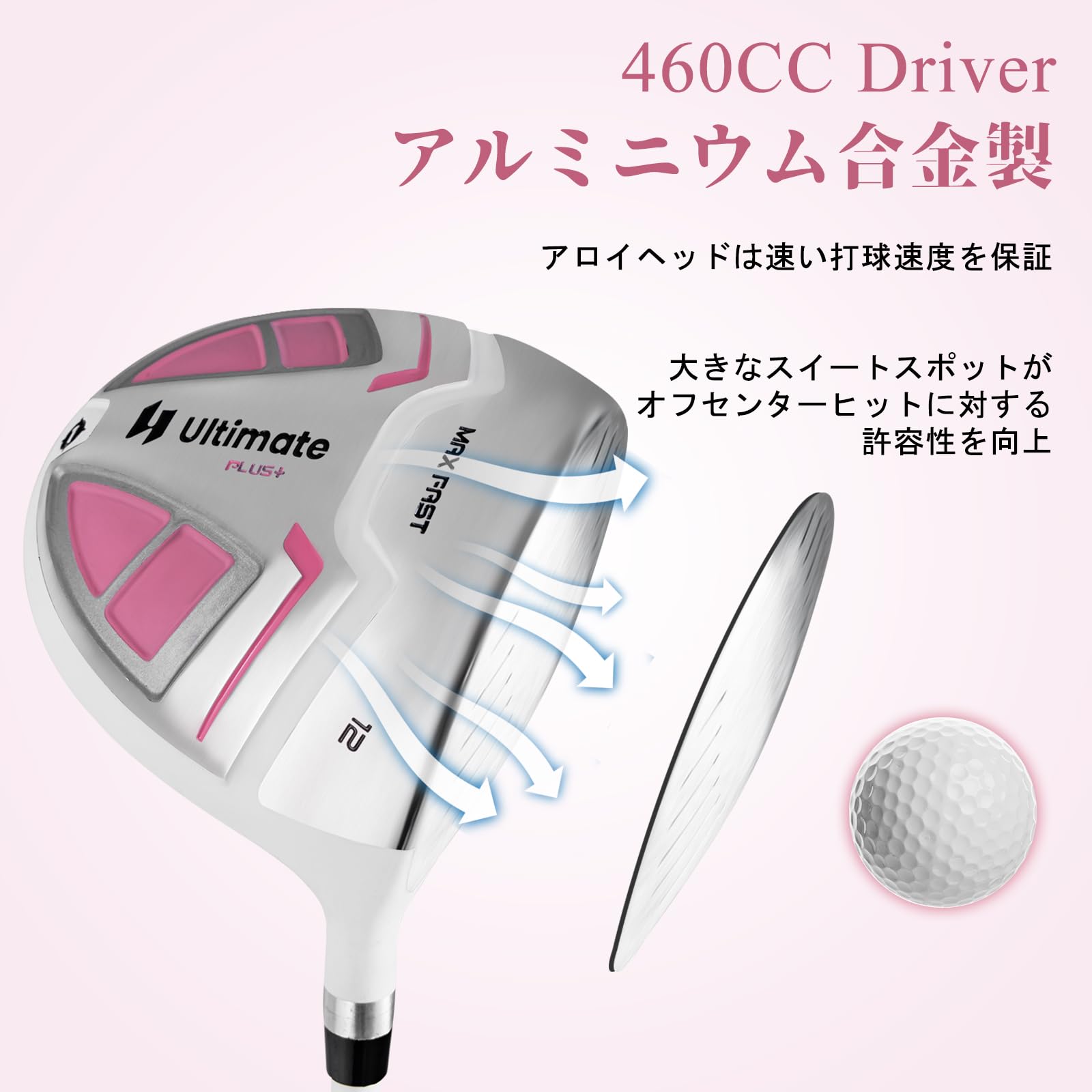 Amazon.co.jp: BestBuy ゴルフクラブセット レディース クラブ11本